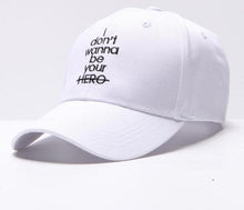 Words Printed Baseball Cap - Fresh Shade