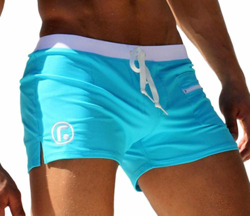 Men's Slim Swimming Trunks - Fresh Shade