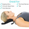 Traction Device-Pain Relief Pillow For Cervical Spine Alignment And Neck Support - Fresh Shade