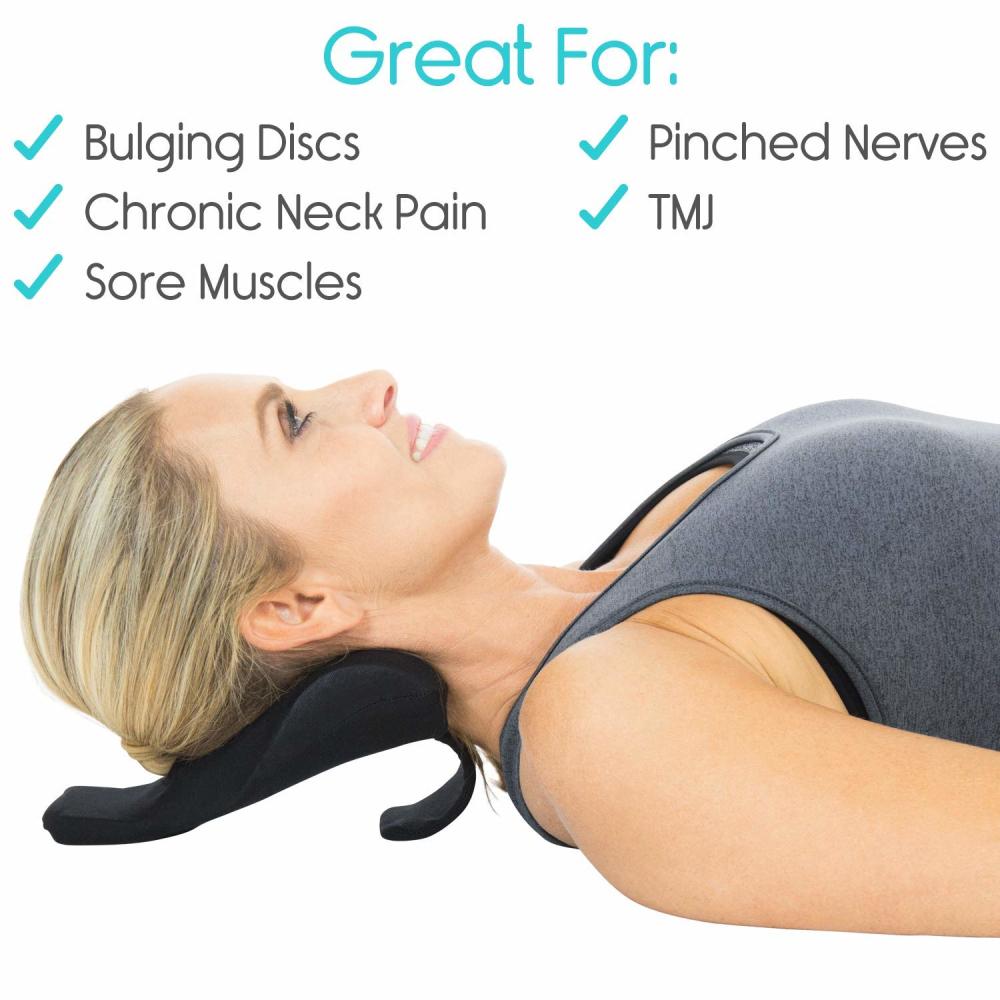 Traction Device-Pain Relief Pillow For Cervical Spine Alignment And Neck  Support